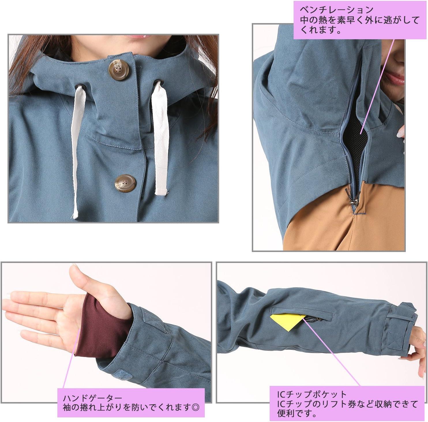 image:imageRide womens ParkaIndigo WashoutCamel