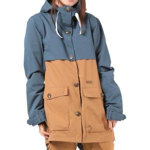 Ride womens Parka(Indigo Washout/Camel)