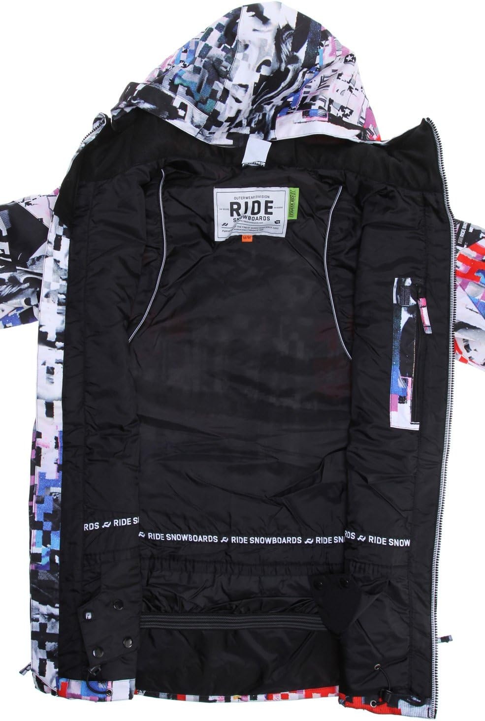 image:imageRide Snowboards Mens Newport Jacket Spaceknuckle Print XSmall