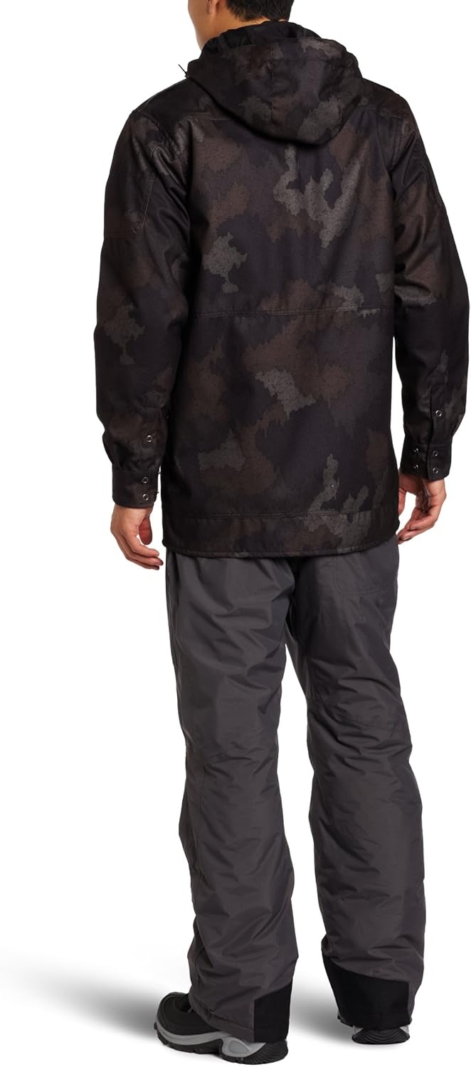 image:imageRide Snowboards Mens Shacket Black Camo Wool Medium