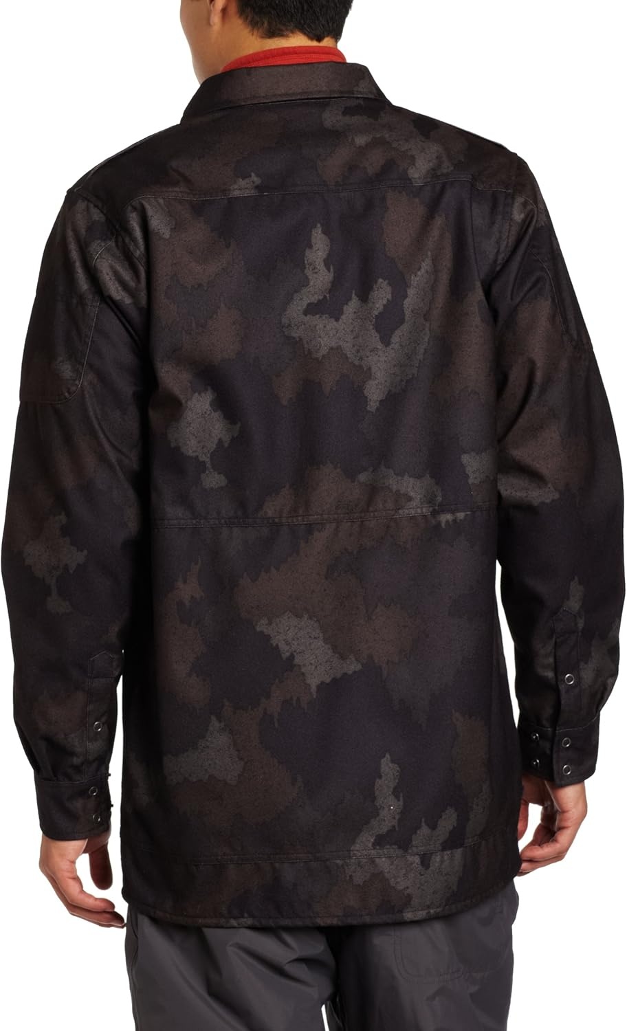 image:imageRide Snowboards Mens Shacket Black Camo Wool Medium
