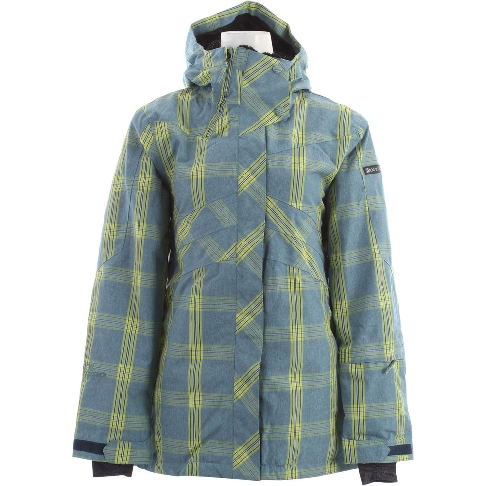 image:imageRide Snowboards Womens Madison JacketFade Plaid Blue Steel Wool