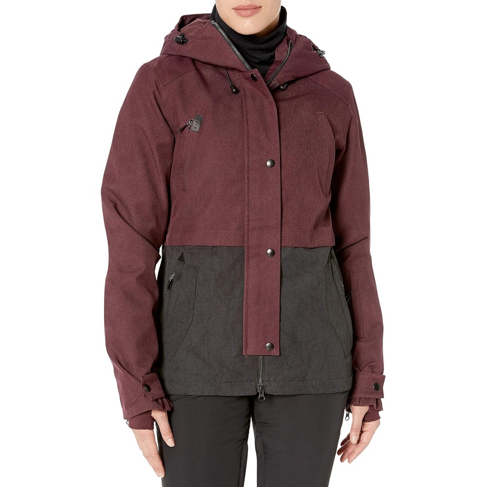image:imageRide womens Magnolia JacketWine MelangeBlack