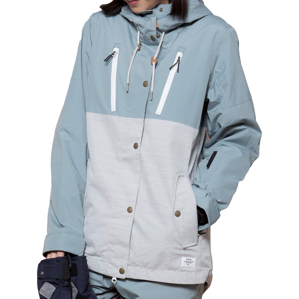image:imageRide womens Wallingford JacketSlate BlueWhite Melange