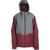 Burgundy/Slate Slub