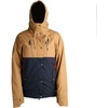 Camel/Burgundy/Navy