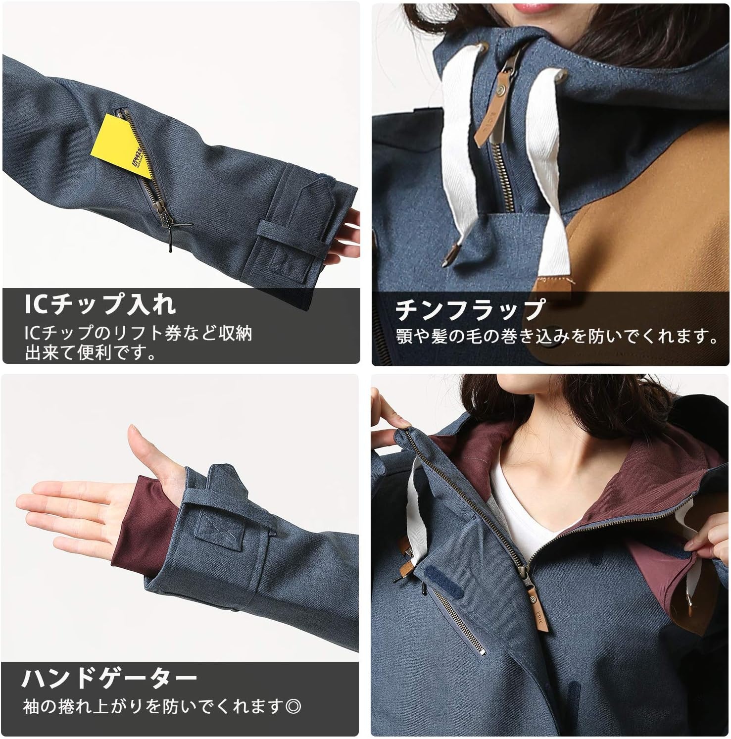 image:imageRide Snowboard Outerwear womens Capital JacketNavyCamel