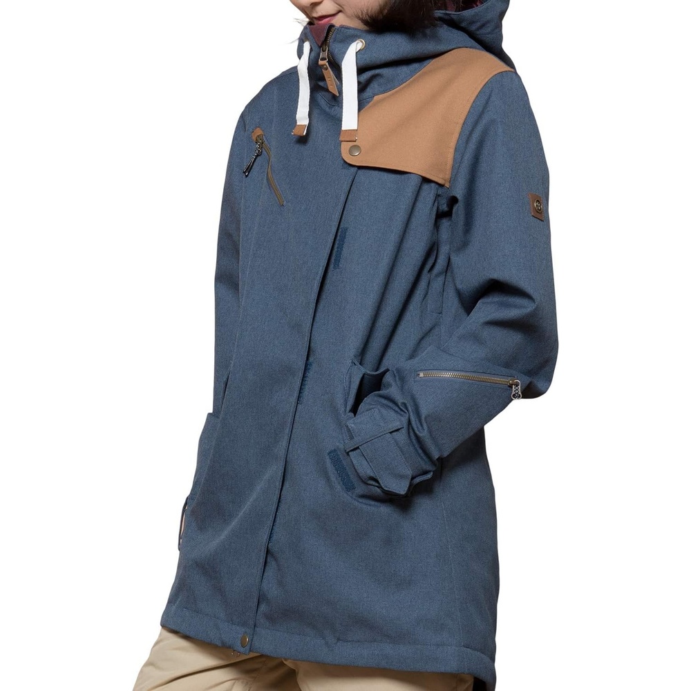 image:imageRide Snowboard Outerwear womens Capital JacketNavyCamel