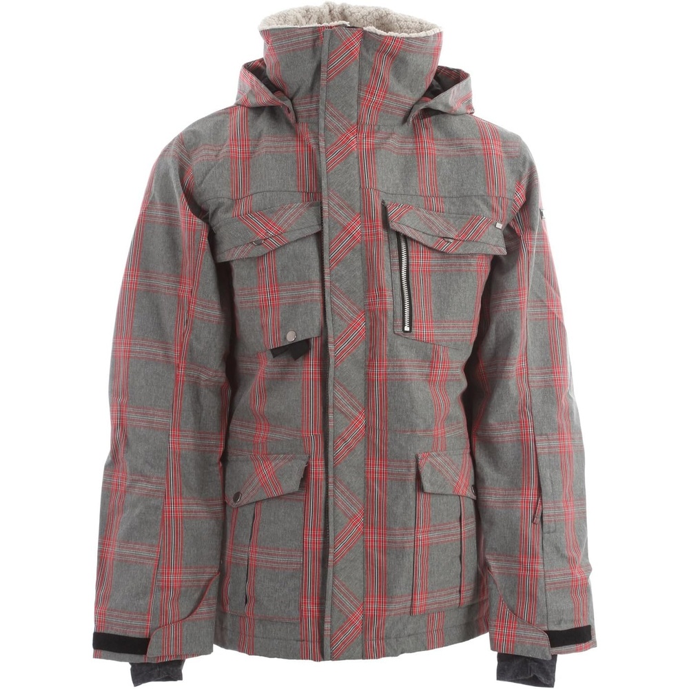 image:imageRide Snowboards Mens Sodo JacketFaded Grey Plaid